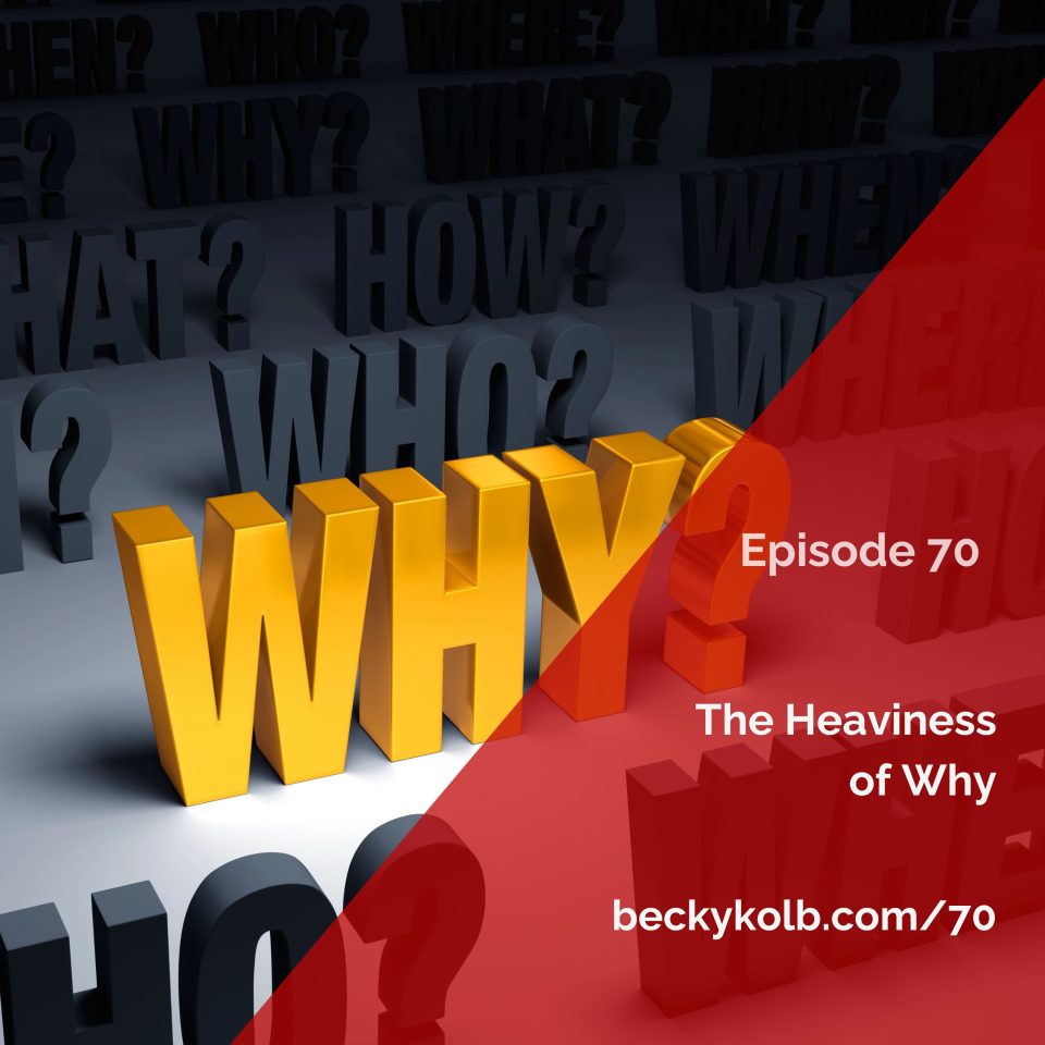 The heaviness of why in estrangement
